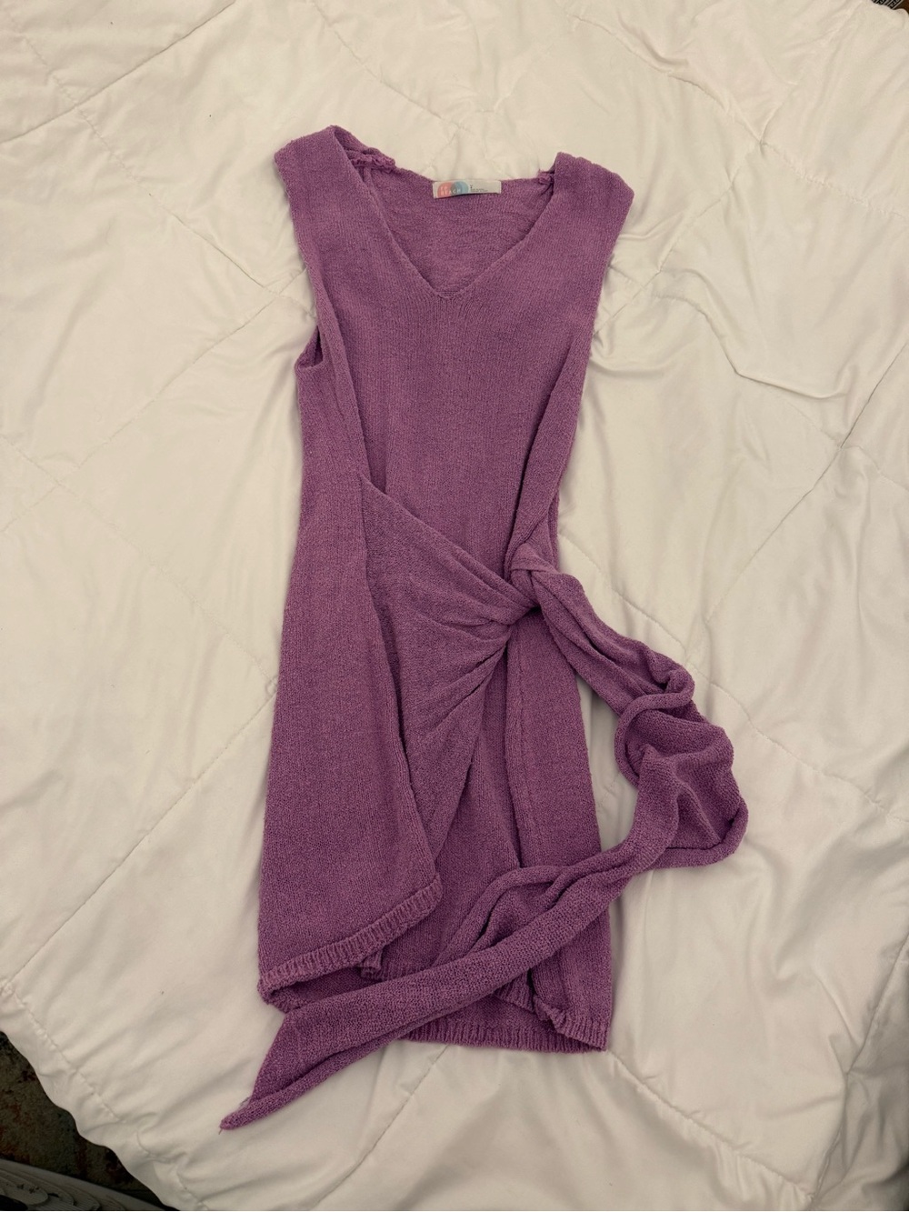 Free people size L beach coverup in Lavender